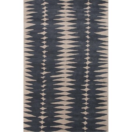 Jaipur Rugs Hand-Tufted Geometric Pattern Wool Taupe/Ivory Area Rug 2x3 RUG116812